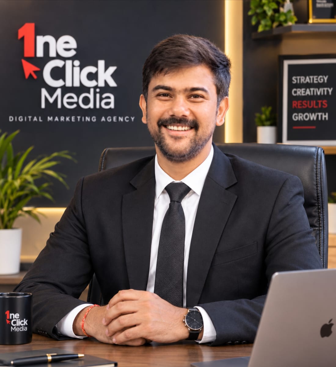 Shyam Sundar Sharma, CEO & Co-Founder of 1ne Click Media Pvt. Ltd.